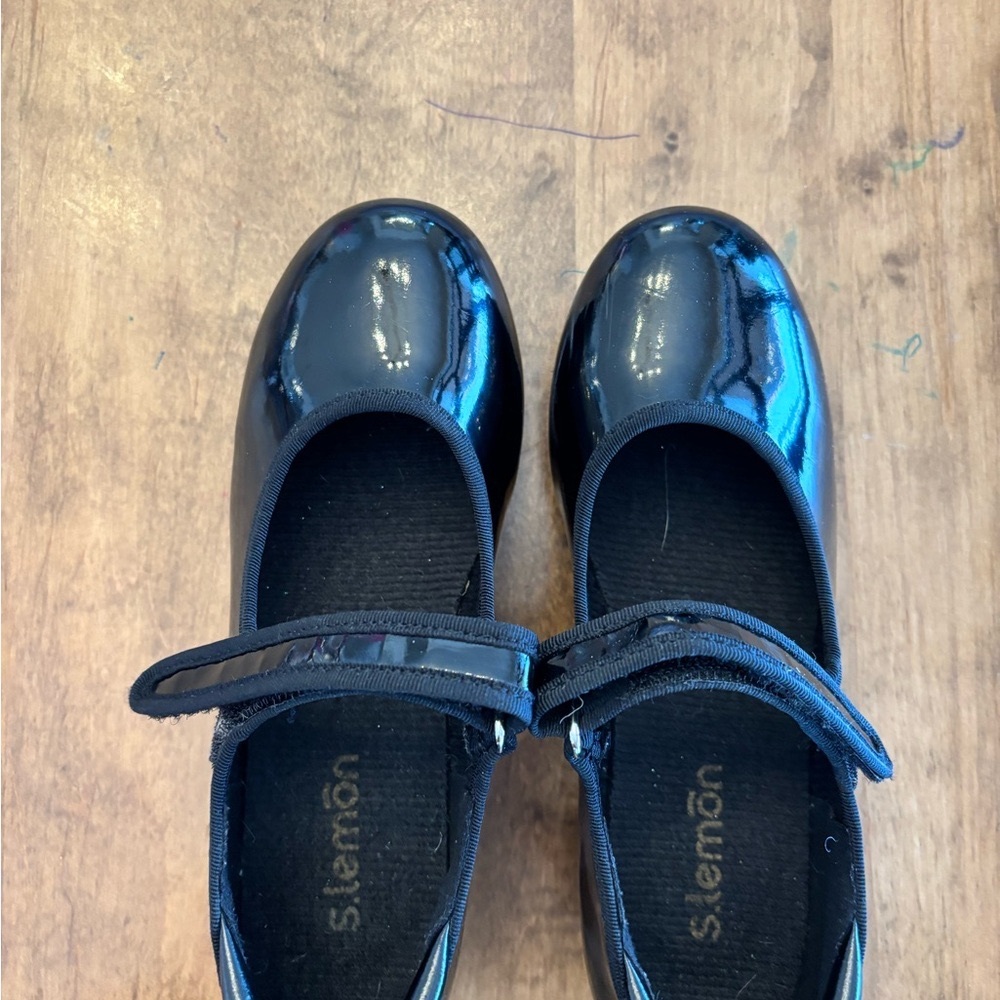 KIDS PATENT LEATHER MARY JANE TAP SHOES